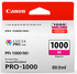 Canon PFI-1000 Magenta Ink Tank 80ml for imagePROGRAF PRO-1000 - 0548C002AA www.wideimagesolutions.com Parts and Inks 60.00