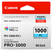 Canon PFI-1000 Photo Cyan Ink Tank 80ml for imagePROGRAF PRO-1000 - 0550C002AA www.wideimagesolutions.com Parts and Inks 60.00
