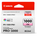 Canon PFI-1000 Photo Magenta Ink Tank 80ml for imagePROGRAF PRO-1000 - 0551C002AA www.wideimagesolutions.com Parts and Inks 60.00
