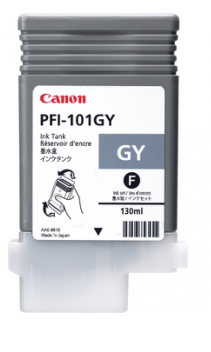 Canon PFI-101GY Gray Ink Tank (130ml) for imagePROGRAF iPF5000, iPF6000, iPF6000S - 0892B001AA www.wideimagesolutions.com Parts and Inks 58.99