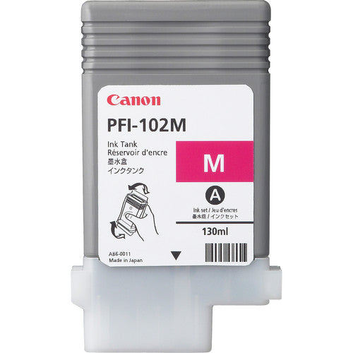 Canon PFI-102M Magenta Ink Tank (130 ml) www.wideimagesolutions.com Parts and Inks 66.99