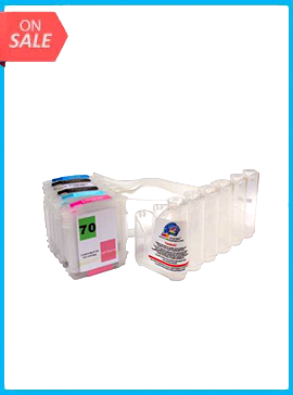 Continuous ink supply system (CISS) HP Designjet Z2100/ Z3100 (cartridges 70) www.wideimagesolutions.com Parts and Inks 130.00