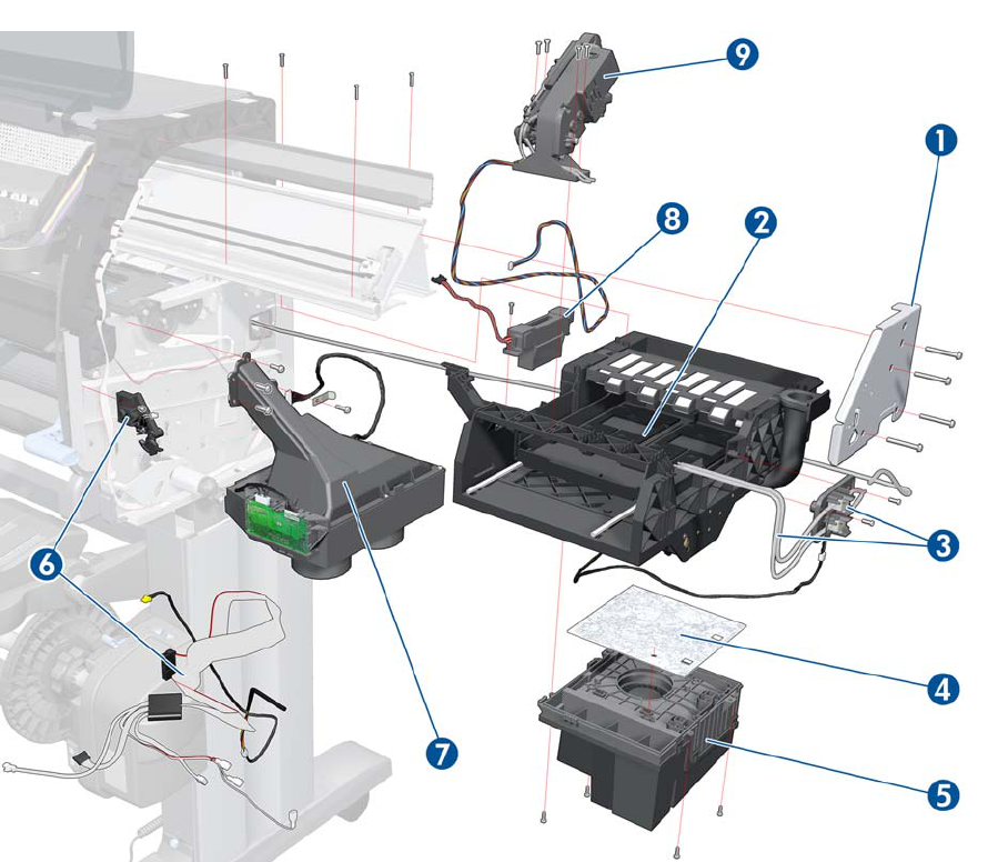 Vacuum Fan Assembly - For HP Designjet D5800, T7100, T7200, Z6200, Z6600, Z6610, Z6800, Z6810 Series (CQ109-67022) - New
