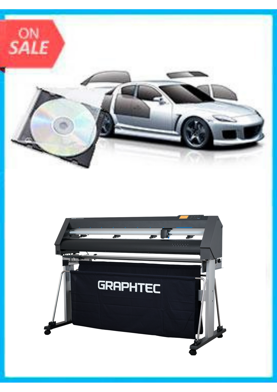 BUNDLE - Graphtec CE7000-130 50&quot; Cutter - New + Tint Tek 20/20 Window Film Cutting Software V10 Monthly Subscription www.wideimagesolutions.com BUNDLE 5135.99