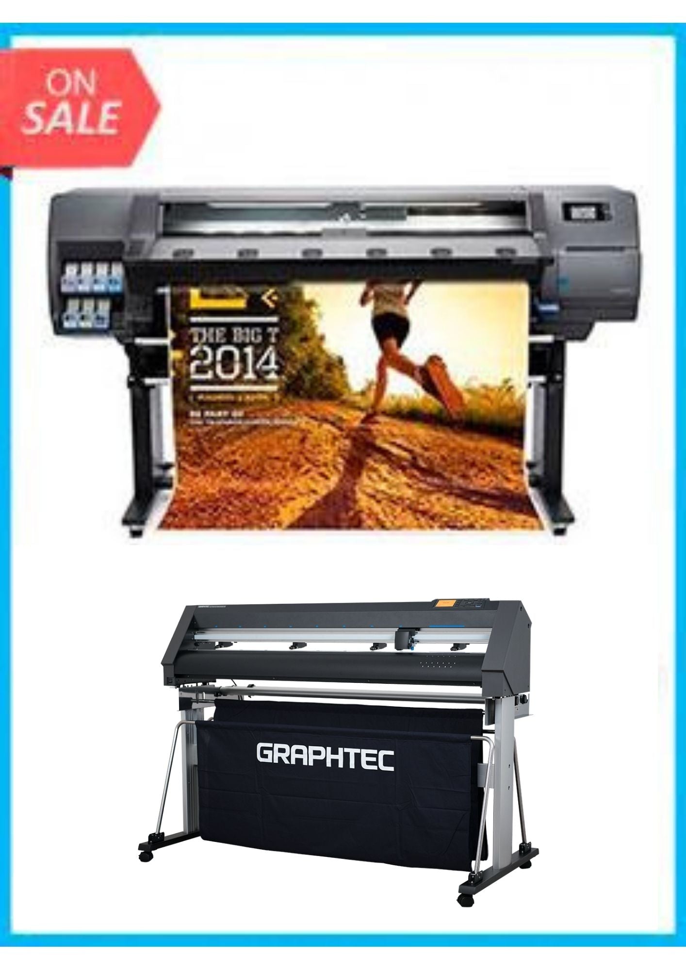 BUNDLE - Plotter HP Latex 310 54&quot;  - Recertified - (90 Days Warranty) + GRAPHTEC CUTTER CE7000-130 50&quot; Cutter - New www.wideimagesolutions.com BUNDLE 9949.99