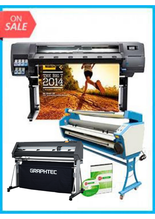 COMPLETE SOLUTION - Plotter HP Latex 310 - Recertified - (90 Days Warranty) + GRAPHTEC CE7000-130 50inch cutter - New + 55" Full-auto Low Temp. Wide Format Cold Laminator, with Heat Assisted + Includes Flexi RIP Software www.wideimagesolutions.com Complete Solutions 12999.99