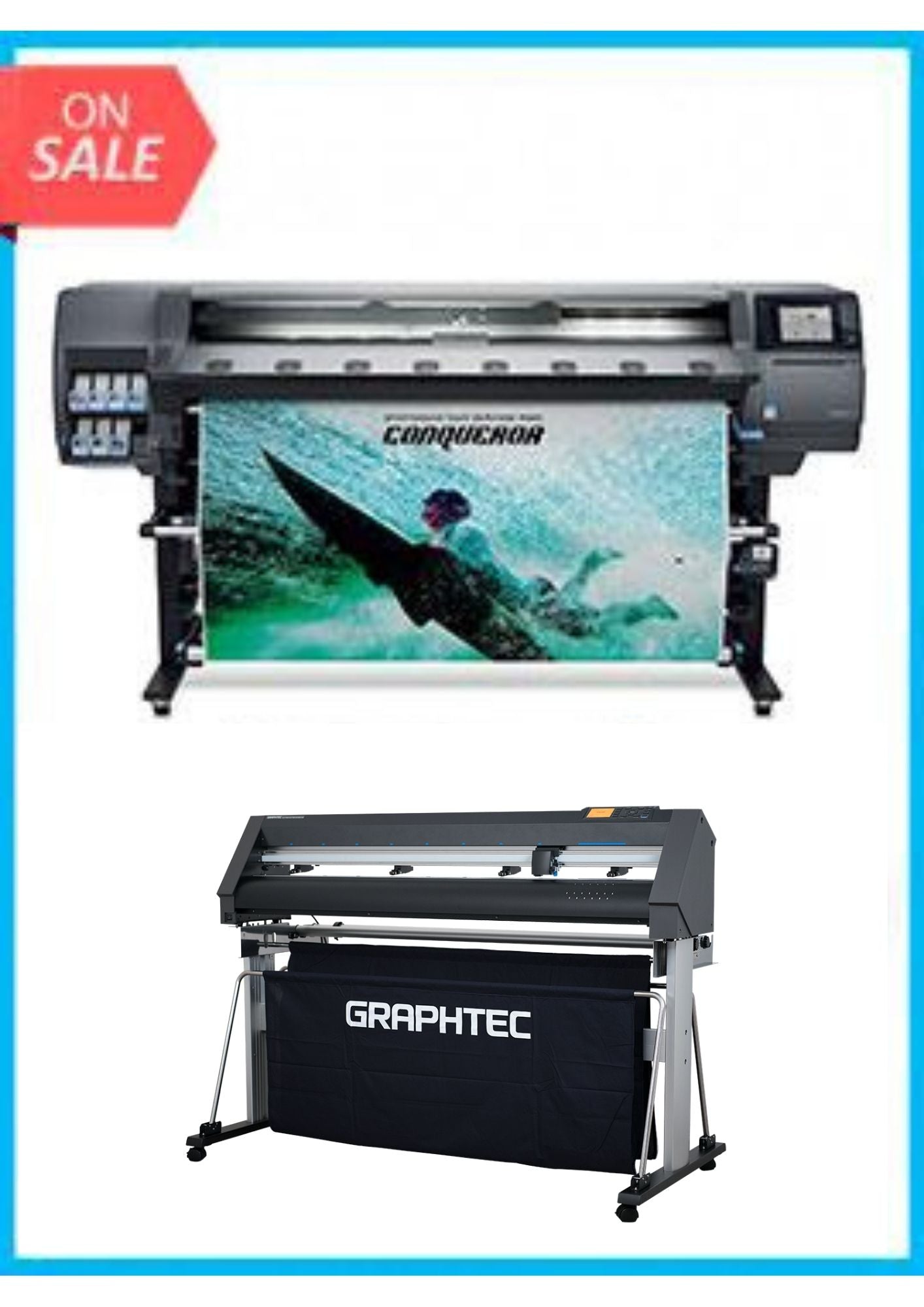 BUNDLE - Plotter HP Latex 365 64&quot;  - Recertified - (90 Days Warranty) + GRAPHTEC CUTTER CE7000-130 50&quot; Cutter - New www.wideimagesolutions.com BUNDLE 18895.99