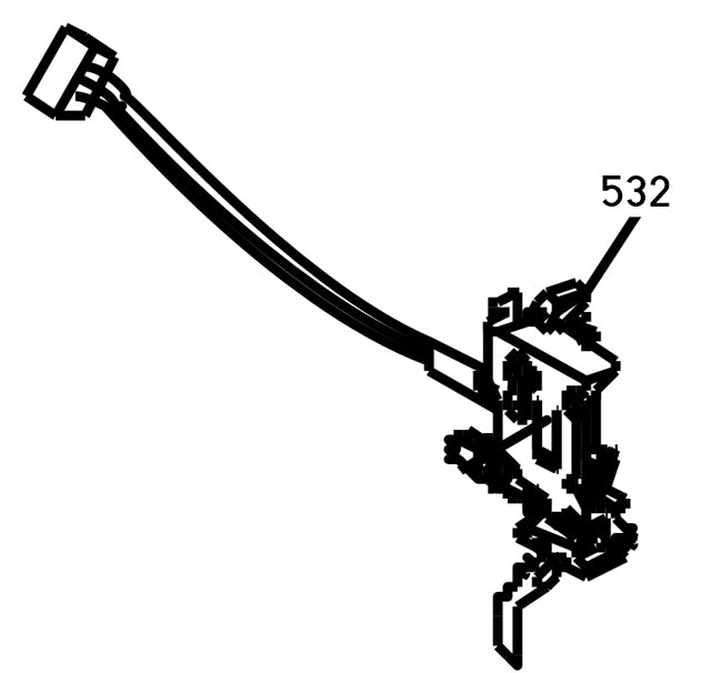 Paper Detector ASSY.,ASP for EPSON 1390/1400/ R1800/R1900 - 1303976