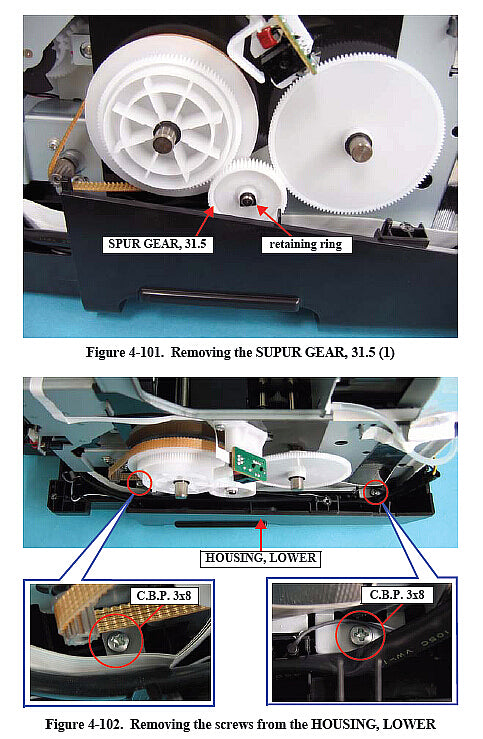 Belt / Timing Belt for EPSON Pro 3890/3880/ 3885/3800/SureColor SC-P800 PF - 1434708