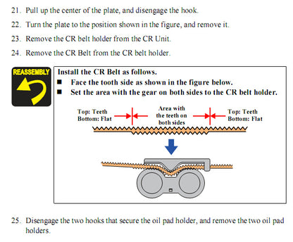 CR Belt EPSON Pro 4900/4910 - New