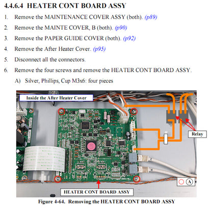 Heater Cont Board for EPSON Pro GS6000 - 2122757