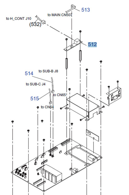 LVDS I/F Board for EPSON Pro GS6000 - 2123043
