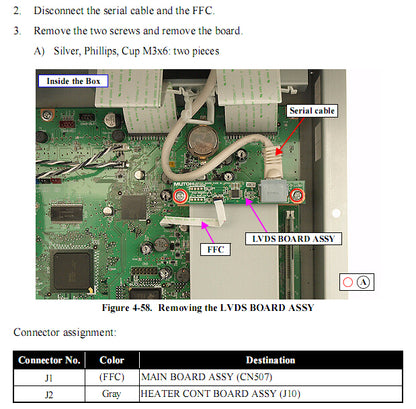 LVDS I/F Board for EPSON Pro GS6000 - 2123043