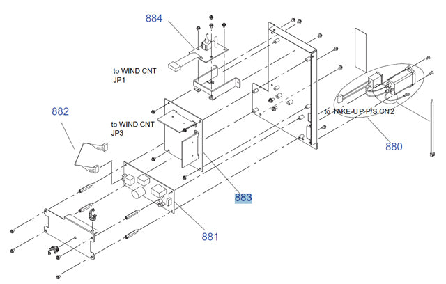 Take Up Cont Board for EPSON Pro GS6000 - 2122770