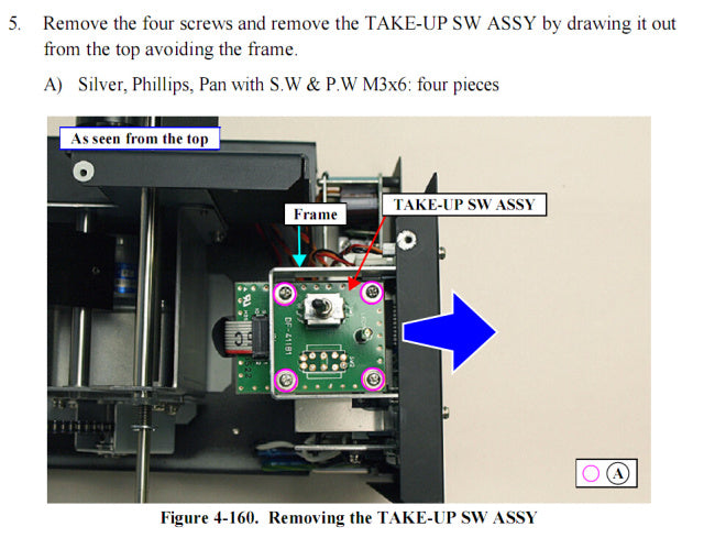 Take Up SW Board for EPSON Pro GS6000 - 2122771
