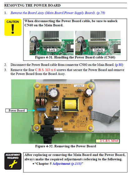 Power Board for EPSON R1900/2880 - 2127105 / 2117127 / 2117125