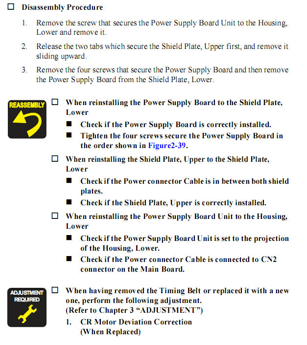 Power Board for EPSON R200/R220/R230 - 1443461