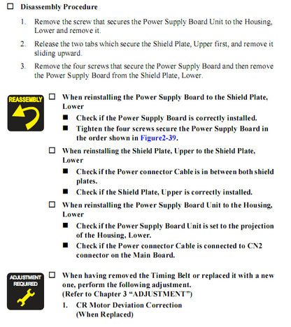 Power Board for EPSON R200/R220/R230 - 1443461