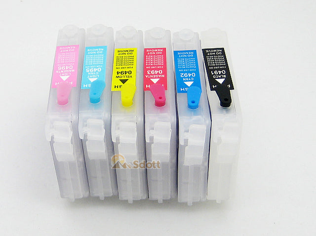 EPSON R230 Ink Cartridges T0491-T0496