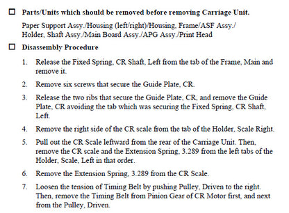 Carriage ASSY for EPSON R230/R220 - 1303728