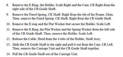 Carriage ASSY for EPSON R230/R220 - 1303728