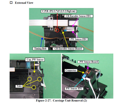 Carriage ASSY for EPSON R230/R220 - 1303728