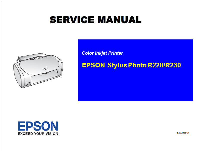 EPSON R220/R230 Service Manual