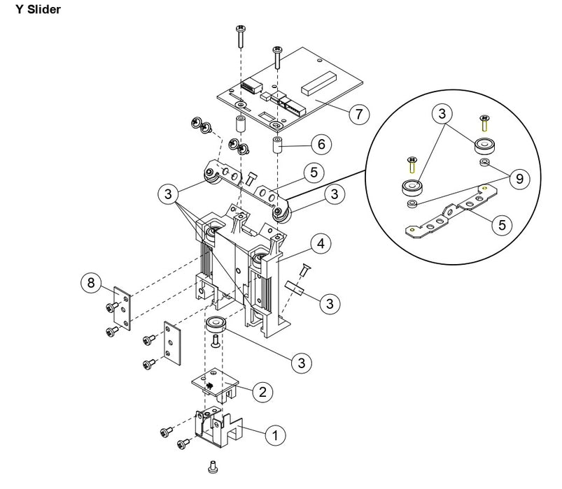 Spacer CB302E for Graphtec FC8600 (395130020)