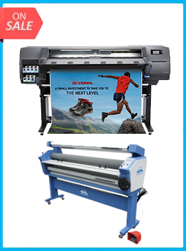 HP Latex 115 - NEW + 55IN FULL-AUTO WIDE FORMAT COLD LAMINATOR, WITH HEAT ASSISTED www.wideimagesolutions.com  11649.99