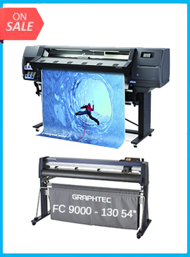 HP Latex 315 54" Printer + GRAPHTEC FC9000-140 54" (137.2 CM) WIDE CUTTER – NEW www.wideimagesolutions.com  16490.99