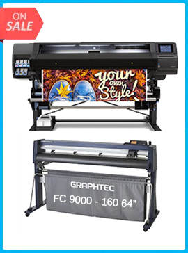 HP Latex 560 64" - New + GRAPHTEC FC9000-160 64" (162.6 CM) WIDE CUTTER - NEW www.wideimagesolutions.com  22490.99