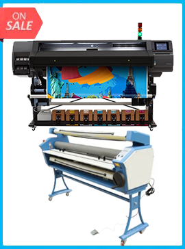HP Latex 570 64" - Refurbished + UPGRADED VING 63" FULL-AUTO LOW TEMP. WIDE FORMAT COLD LAMINATOR, WITH HEAT ASSISTED www.wideimagesolutions.com  26419.99