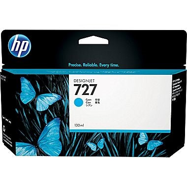 HP 727 Cyan Designjet Ink Cartridge 130ml for HP T920, T1500 - B3P19A www.wideimagesolutions.com Parts and Inks 79.85