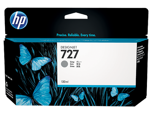 HP 727 Gray Designjet Ink Cartridge 130ml for HP T920, T1500 - B3P24A www.wideimagesolutions.com Parts and Inks 79.85
