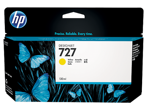 HP 727 Yellow Designjet Ink Cartridge 130ml for HP T920, T1500 - B3P21A www.wideimagesolutions.com Parts and Inks 79.85