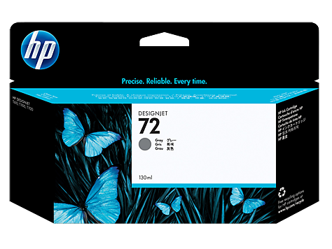 HP 72 Gray 130ml Ink Cartridge - C9374A www.wideimagesolutions.com Parts and Inks 80.71