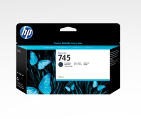 HP 745 130-ml Matte Black DesignJet Ink Cartridge - F9J99A www.wideimagesolutions.com Parts and Inks 93.25