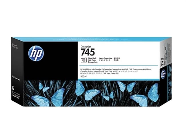 HP 745 300-ml Photo Black DesignJet Ink Cartridge for DesignJet Z2600, Z5600 - F9K04A www.wideimagesolutions.com Parts and Inks 154.49