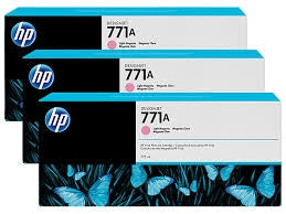HP 771 3-pack 775-ml Ink Cartridge Lt Magenta - B6Y43A www.wideimagesolutions.com Parts and Inks 929.36