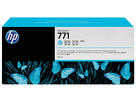 HP 771 Light Cyan Ink Cartridge 775-ml - CE042A www.wideimagesolutions.com Parts and Inks 266.32