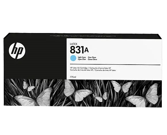 HP 831A Light Cyan Ink Cartridge 775ml for HP Latex 310, 315, 330, 335, 360, 365, 560 - CZ686A www.wideimagesolutions.com Parts and Inks 135.00