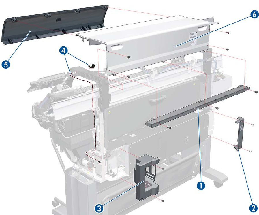Window position sensor - For the DesignJet T7100/T7200 Series (CQ105-67024)