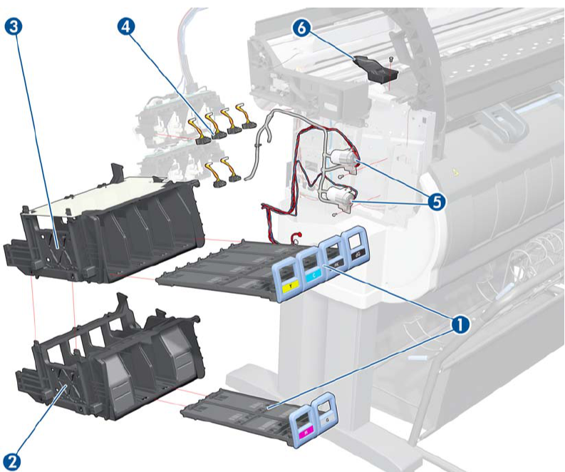 Air Pressure System (APS) assembly - For the DesignJet T7100 Monochrome printer (CQ101-67008)