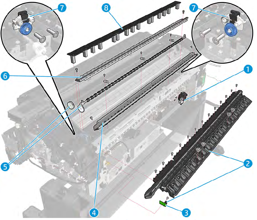 Full Bleed for the HP DesignJet T1500, T2500, T3500 Series (CR357-67002)