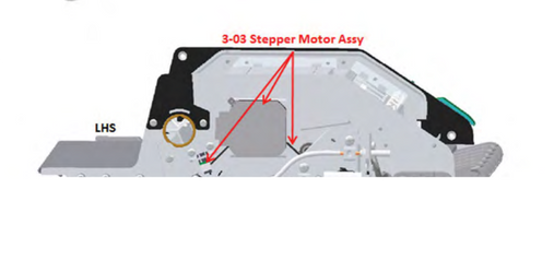 CR359-67016 Stepper Motor Assembly - Including tacho sensor