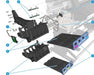 B4H70-67014 HP LATEX 310 - 360 - 330 INK SUPPLY STATION (ISS) DOWN ROW (part number 4) www.wideimagesolutions.com Parts and Inks 155.99
