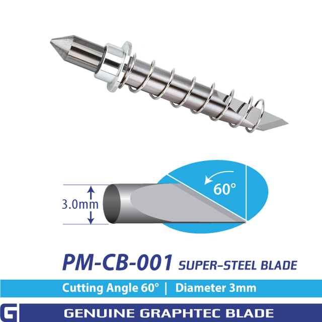 PM-CB-001 Super-Steel Blade - 60°/ 3mm for FCX2000 (2ea)