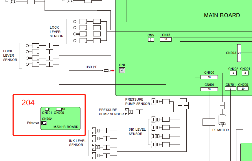 CB78MAIN-B Network Board for Epson SC-S30600/S40600/S50600 S60600/S70600/S80600 B7000/B9000 F7000/F7100/F7200 F9200/F9300/F9400 - 2142891