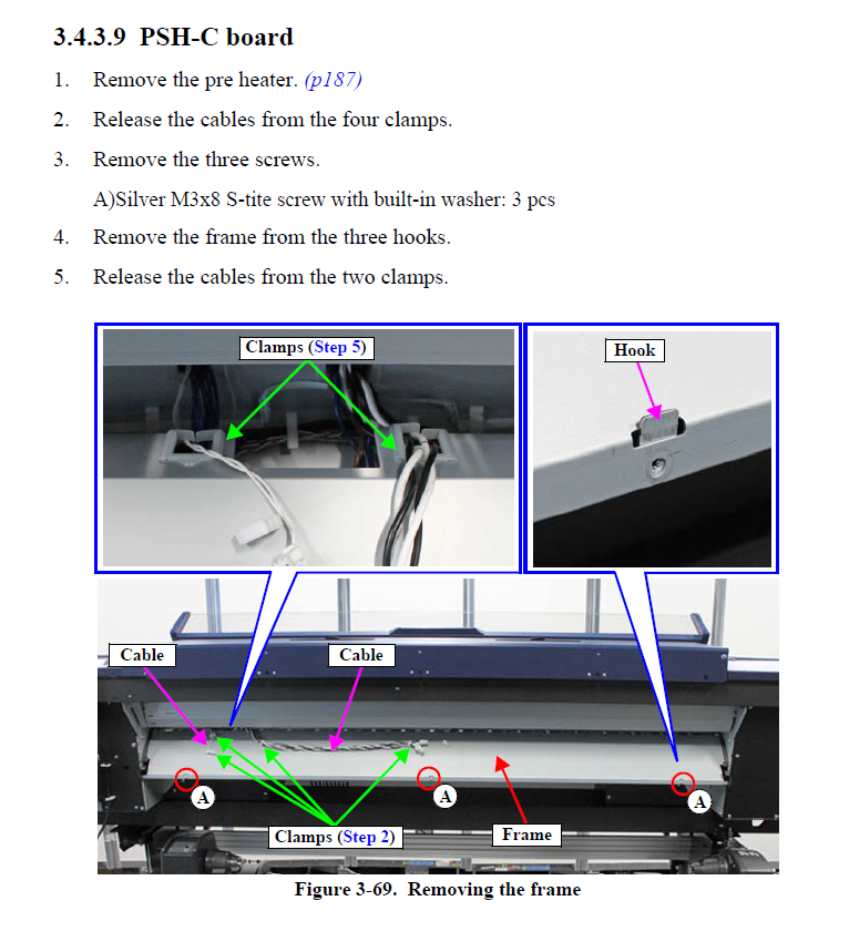 Power Board / PSH-C for EPSON SC-S40600/S60600/S80600/S40670/S60670/S80670 - 2188977