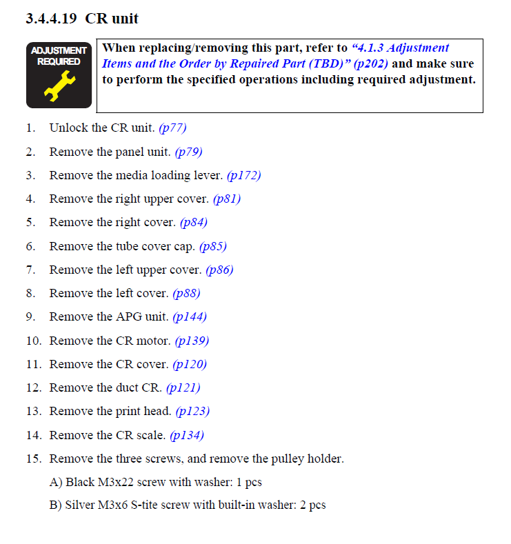 CARRIAGE ASSY for EPSON SureColor S40600 S40610 S40670 - 1725001